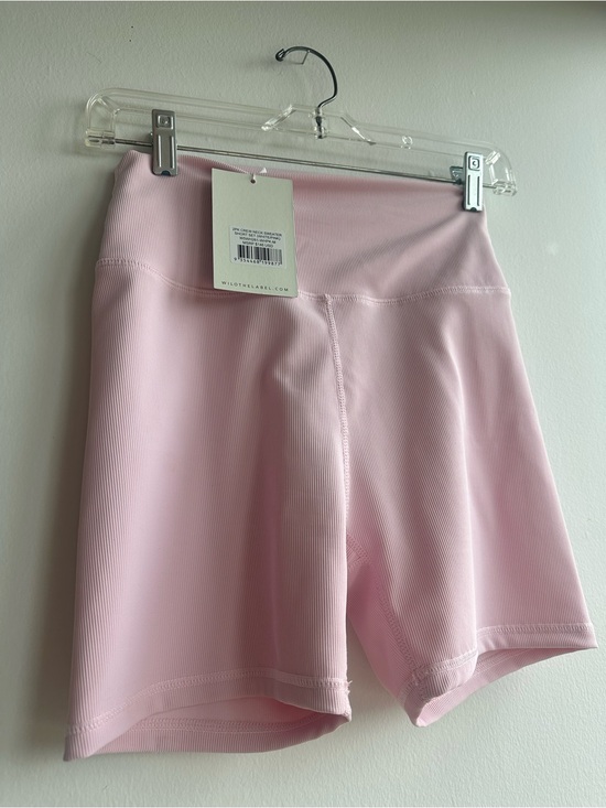 Wilo The Label Pants - NWT Wilo Women’s High-Rise Pink Bike Shorts